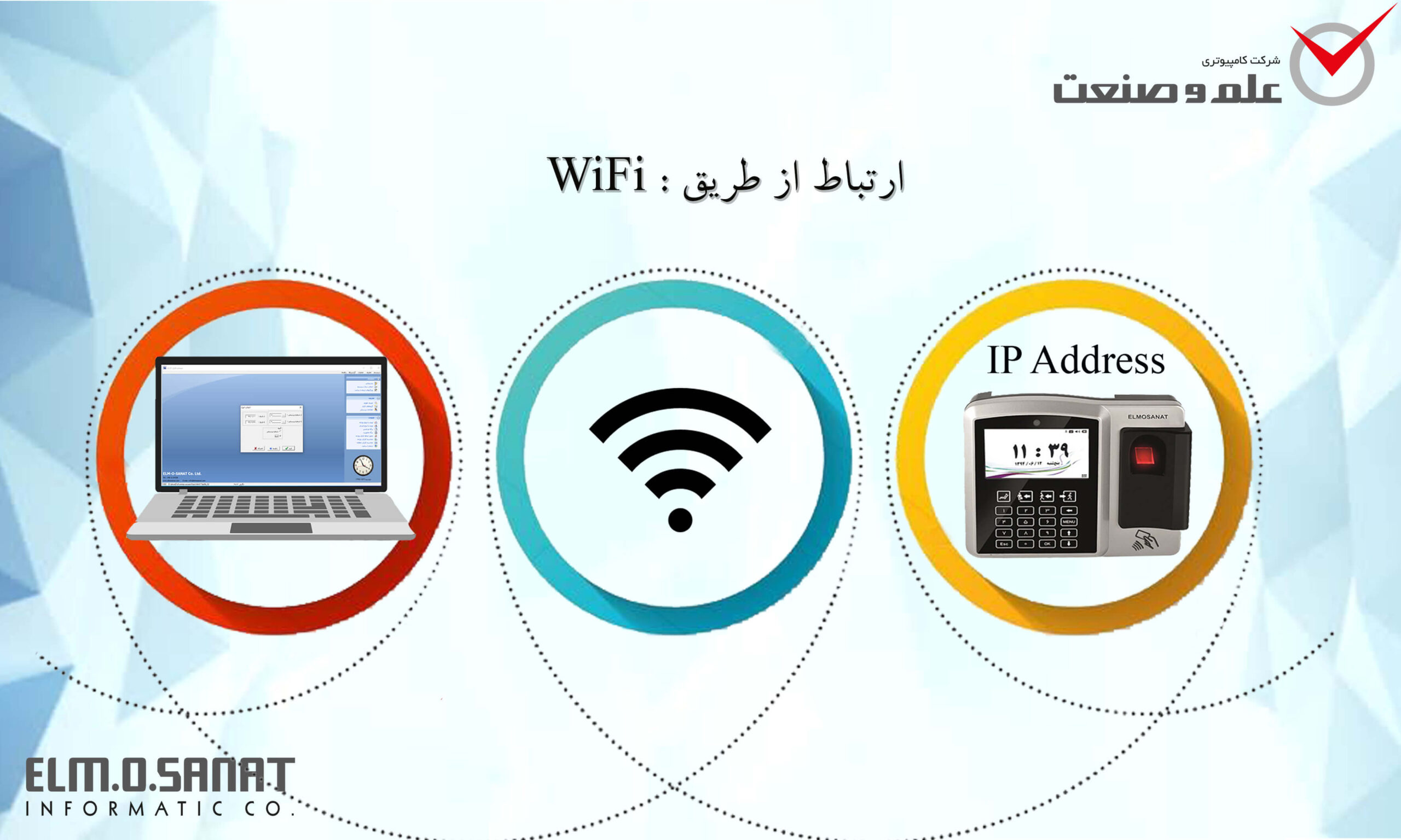 ارتباط دستگاه حضور و غیاب با نرم افزار
